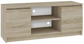 RUTH RTV K140 2D1P TV asztal, 140x55x40, sonoma tölgy