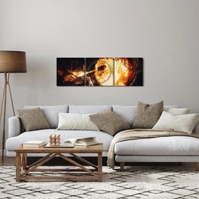 Kép - Sámándob (órával) (90x30 cm)