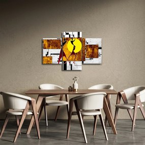 Egy őskori festmény képe (90x60 cm)