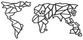 Map fém fali dekoráció, 60 x 130 cm