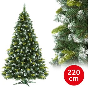 Karácsonyfa 220 cm magas fenyőfa