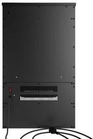 Juskys 1800W elektromos kandalló – fekete