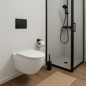Erga Lily+, fali WC-csésze 490x370x365mm, Tornado 2 perem nélküli + lágyan záródó WC-ülőke, fehér, ERG-V03-LILY-TO2-WH