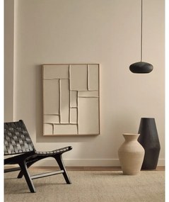 Fekete függőlámpa fém búrával ø 30 cm Inda – Kave Home