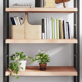 kezeletlen tömör tölgyfa fali polc 80x60x(2-6) cm