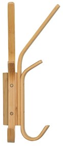 Natúr színű bambusz fali fogas Flex – Hübsch