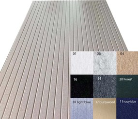 Bilnora extra sűrű filc hangszigetelő Csíkos Mintájú Panel öntapadós hátoldallal 120x60x0,9cm - 04 beige