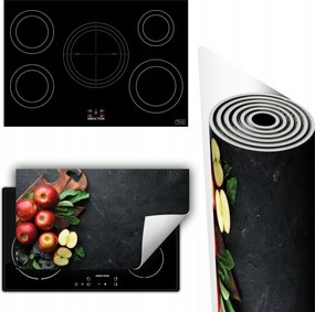 Vinil Tűzhelyvédő Szőnyeg Asztallap 90x52 szürke alma