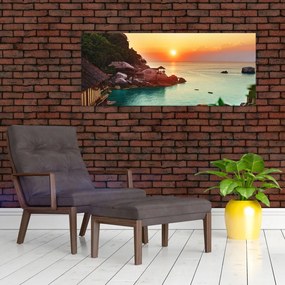 Gyönyörű strand képe (120x50 cm)