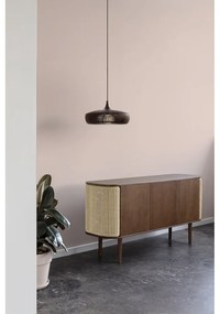 Barna-natúr színű alacsony komód tölgyfa dekorral 150x75 cm Treasures – UMAGE