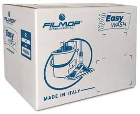 FILMOP Easy Wash lapos felmosó szett 15L (vödör préssel, nyél, moptartó, mop)