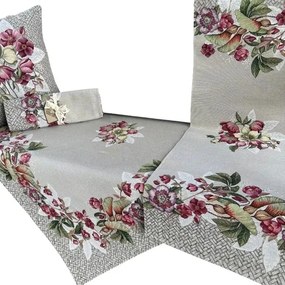 Elegáns asztali futó Eden Virágos 40x100 cm Chenille 0,4x1 m