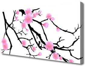 Vászonkép nyomtatás A szára virágok Art 100x50 cm
