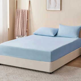 Celesta Kék gumis lepedő Jersey 100% pamut 100x200cm