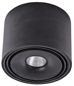 AZZARDO 3468 TUBE Hengeres Mennyezeti Lámpa Fekete LED IP20