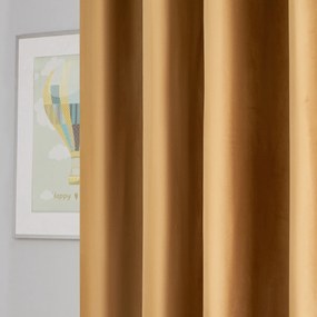 4Home Manila  sötétítő függöny aranybarna, 150 x 250 cm