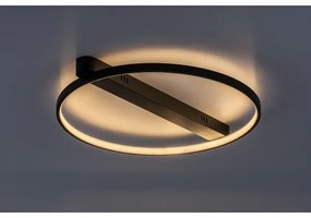 Rabalux 71344 - BELIZA LED mennyezeti lámpatest, 45 W, 230 V, 3000 K, 50x55 cm, fekete