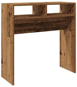 szürke sonoma szerelt fa tálalóasztal 78 x 30 x 80 cm