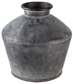 Dekor váza szürke színű antikolt 38 cm