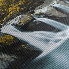Kép - vízesés, Lushan, Kína (120x50 cm)