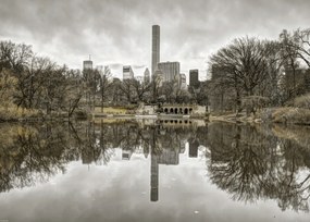 Poszter 70x50cm Alsó-Manhattan panoráma a Central Parkból 2, Assaf Frank