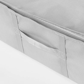 Vákuumos-megerősített textil ruhatároló doboz 56x56x16,5 cm Granit – Compactor