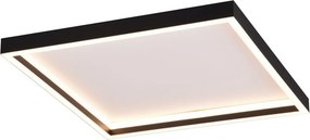 TRIO R64502932 ROTONDA Négyzetes Mennyezeti Lámpa Fekete LED IP20