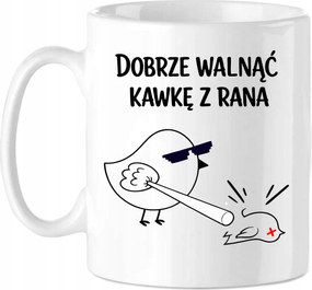 Bögre Ajándék Vicces Kávé Jó Ütni Kávé Reggel Kávé Vicc Nevetés