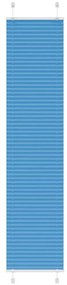 pliszírozott redőny kék 50x200 cm szövetszélesség 49,4 cm