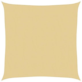 homokszínű 100% poliészter oxford szövet napvitorla 3,6x3,6 m