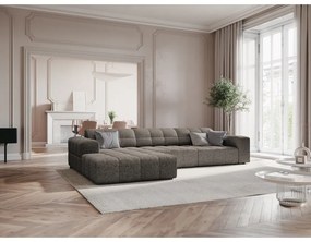 Sötétszürke sarokkanapé (bal oldali) Chicago – Cosmopolitan Design