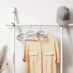 Csúszásmentes vállfa, műanyag ruhaakasztók, 50 db