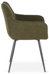 Elegáns Étkezőszék Zöld Színben. NAWARA