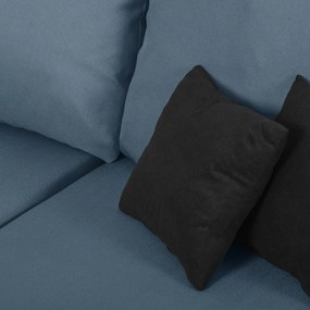 TOMI Háromszemélyes kinyitható sarokkanapé Krém