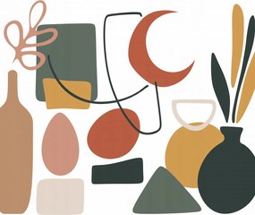 Poszter 60x60cm Felszabadult formák