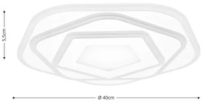 Brilagi - Dimmelhető mennyezeti LED lámpatest MODERN LED/64W/230V 3000-6000K + távirányító