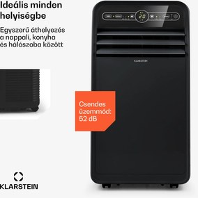 Klarstein Metrobreeze New York Smart 7k, mobil klíma, 7000 BTU / 2,1 kW, A energiaosztály, távirányító