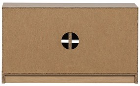 Natúr színű moduláris TV-állvány tölgyfa dekorral 77x44 cm Modulair – vtwonen