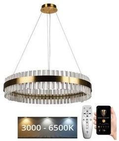 NEDES LED Dimmelhető kristály csillár zsinóron LED/55W/230V + távirányítás ND3588