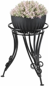 Virágállvány 47x43 cm fekete
