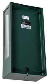 Kültéri fali lámpa sötétzöld mozgásérzékelővel IP44 - Rotterdam