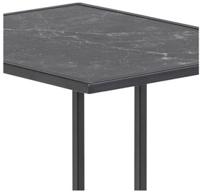 Tárolóasztal márvány dekoros asztallappal 43x35 cm Infinity – Actona