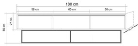 TV asztal/szekrény Mila 180. 1067163