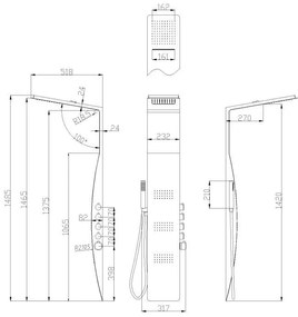 AREZZO design ASPEN zuhanypanel AR-9001