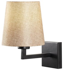 Opviq Profil fali lámpa, 24x30 cm, E27, 100 W, fekete / krém