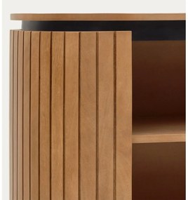 Természetes színű mangófa könyvespolc 120x90 cm Licia - Kave Home