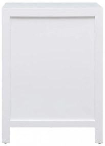 vidaXL fehér császárfa éjjeliszekrény 38 x 28 x 52 cm