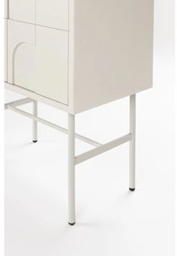 Világosszürke szekrény 70x140x40 cm Funk – White Label