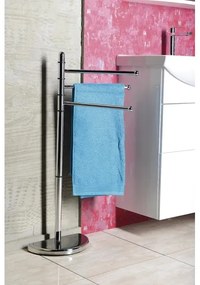 Gedy - Állvány törölközőtartóval HIBISCUS 90,5 cm fényezett króm