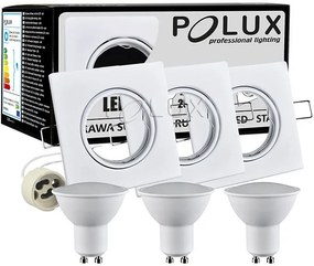 Polux OLIN 305862 Beépíthető spotlámpa 1x3,5W/GU10 3000K 250LM IP20